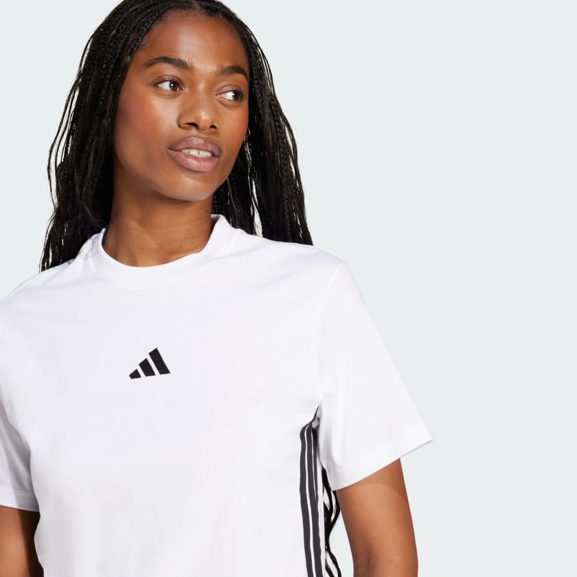  Áo T-shirt adidas Essentials 3 sọc Nữ - JD0844 