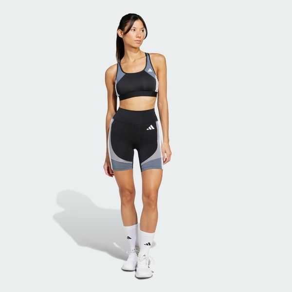  Áo bra tập luyện adidas Medium Support Powerimpact 3 sọc Nữ - JH1458 