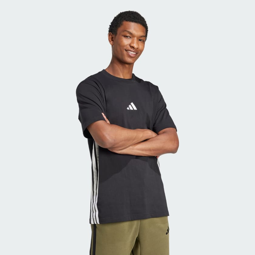  Áo T-shirt adidas Essentials 3 sọc Nam - JD1906 