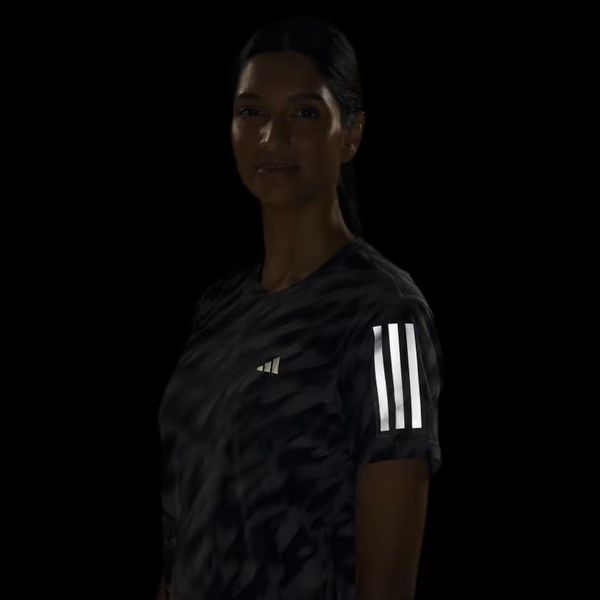  Áo T-shirt chạy bộ adidas Own the Run Allover Nữ - JZ5474 