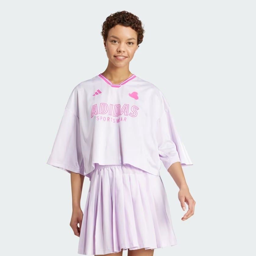  Áo jersey adidas Tiro Oversize 3 sọc Nữ - JC8209 