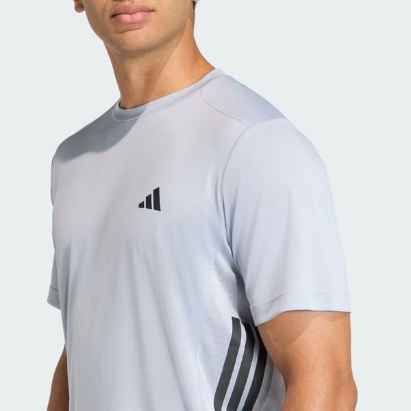  Áo T-shirt tập luyện adidas Tech Essentials 3 sọc Nam - KQ7487 