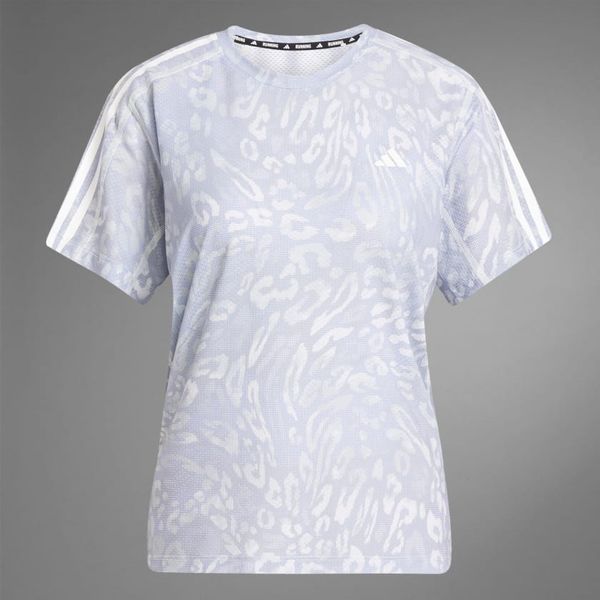  Áo T-shirt adidas CLIMACOOL Own the Run 3 sọc Nữ - JD7758 