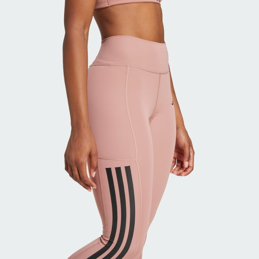  Quần legging tập luyện adidas Optime 3 sọc Nữ - JI8764 