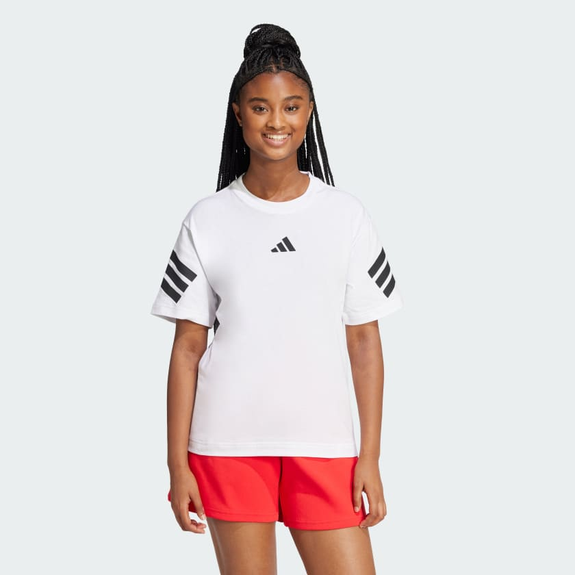  Áo T-shirt adidas Future Icons 3 sọc Nữ - JE0238 
