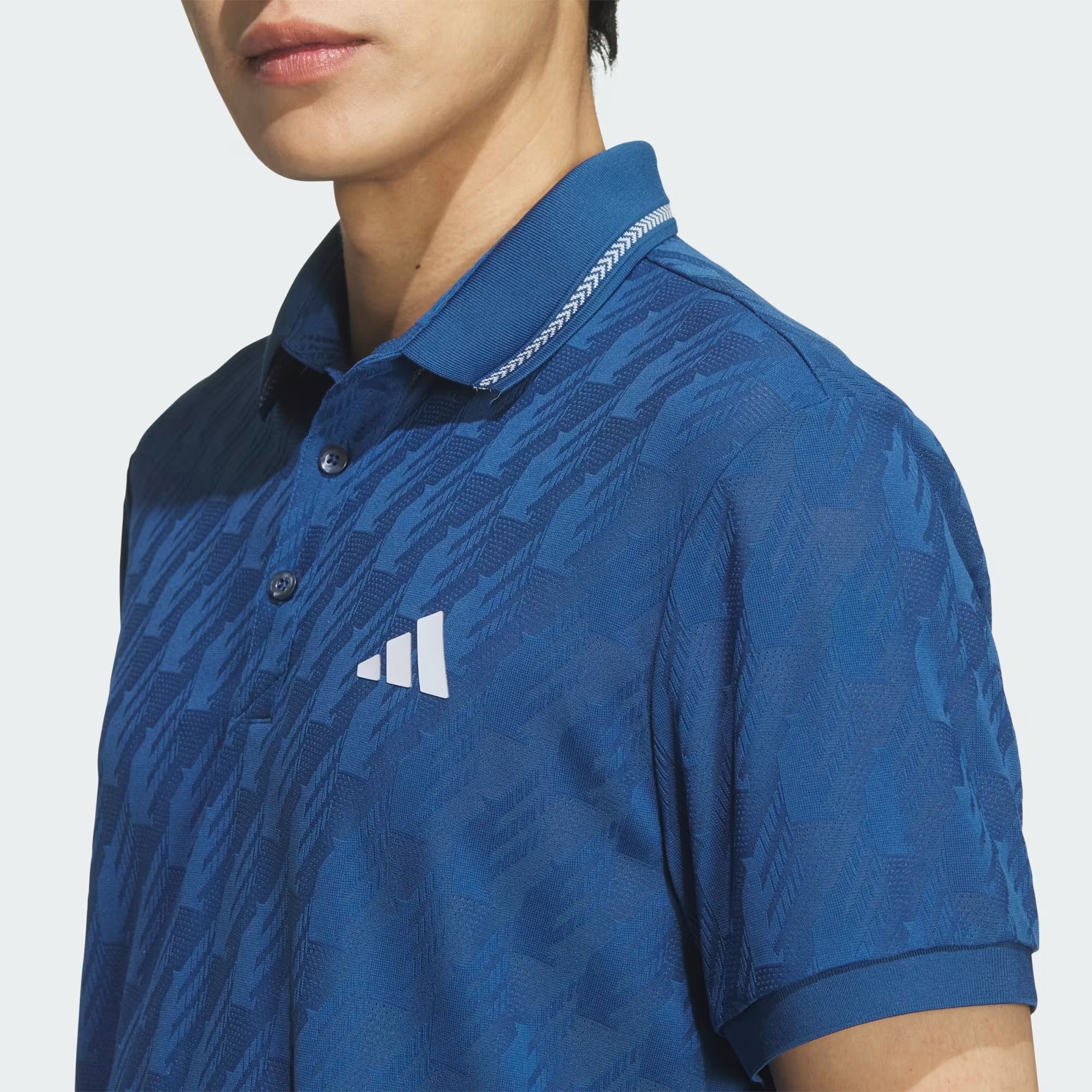  Áo Polo golf adidas Jacquard Nam - JZ4360 