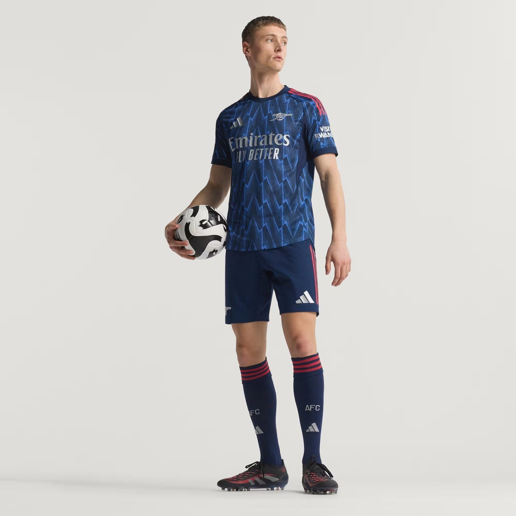  Áo jersey adidas Sân khách Arsenal 25/26 Authentic Nam - JI9510 