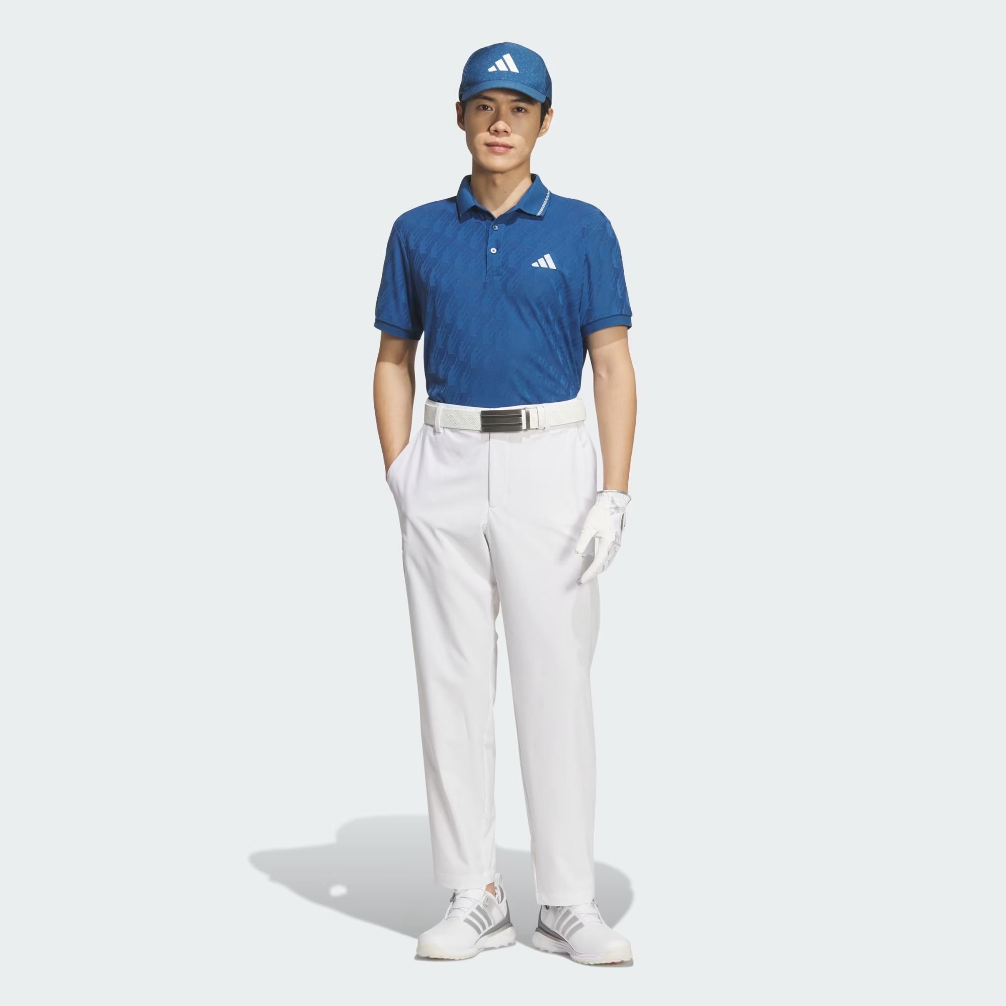  Áo Polo golf adidas Jacquard Nam - JZ4360 