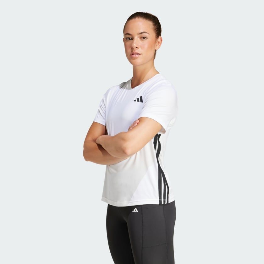  Áo T-shirt tập luyện adidas Train Essentials 3 sọc Nữ - JH1393 