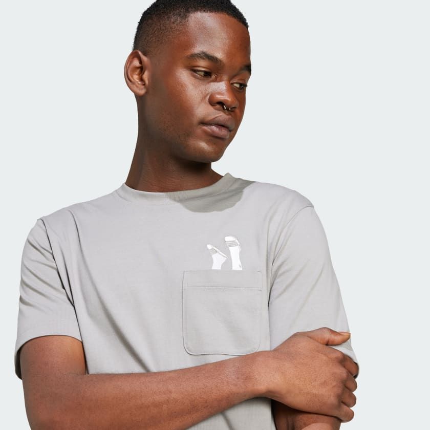  Áo T-shirt adidas Lounge Slides có túi Nam - JC5284 