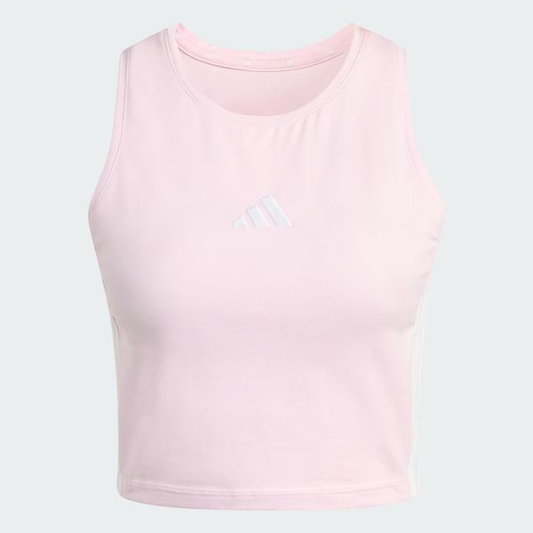  Áo crop top adidas Essentials 3 gạch Nữ - KC5182 