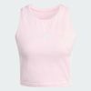  Áo crop top adidas Essentials 3 gạch Nữ - KC5182 