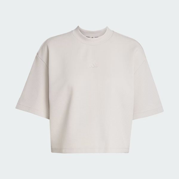  Áo T-shirt tập luyện adidas Waffle Yoga Motion Nữ - JM4476 