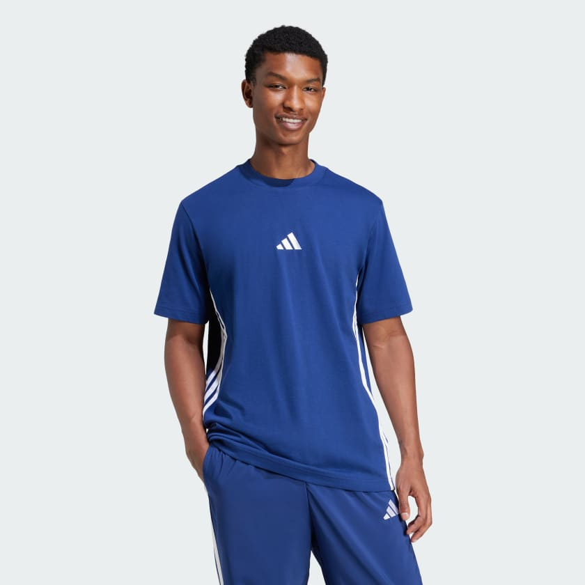  Áo T-shirt adidas Essentials 3 sọc Nam - JE6399 
