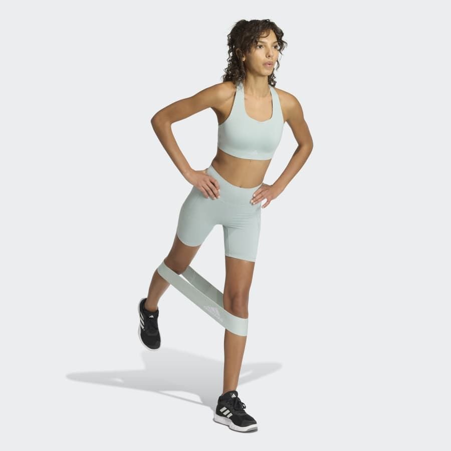  Quần short legging tập luyện adidas Optime Power Nữ - KF1044 
