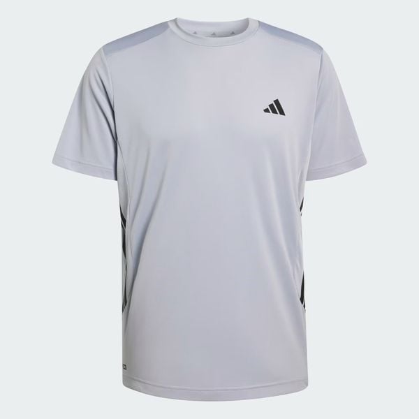  Áo T-shirt tập luyện adidas Tech Essentials 3 sọc Nam - KQ7487 