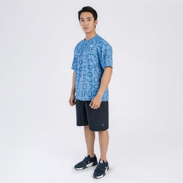  Áo T-shirt le coq sportif Nam QMMXJA02V-BL 