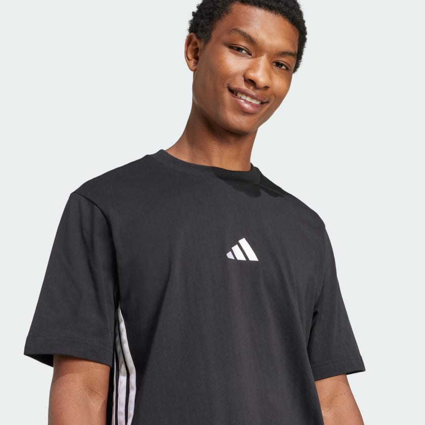  Áo T-shirt adidas Essentials 3 sọc Nam - JD1906 