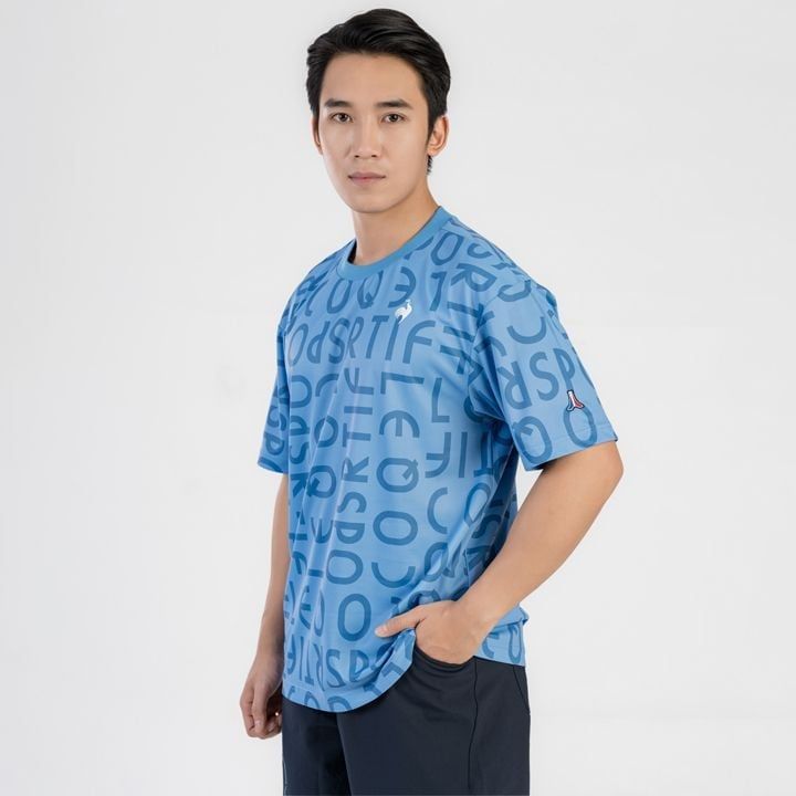  Áo T-shirt le coq sportif Nam QMMXJA02V-BL 