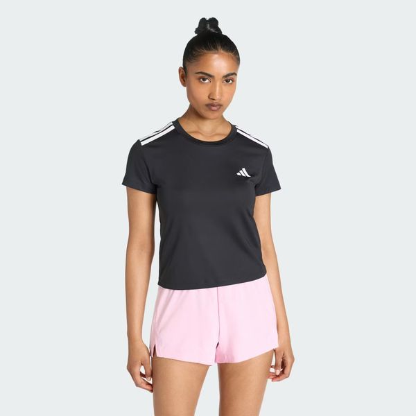  Áo T-shirt tập luyện adidas Hyperglam 3 gạch Nữ - KC7639 