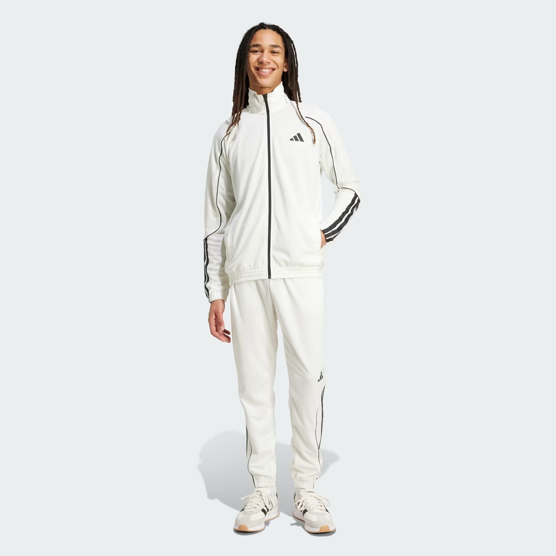  Bộ quần áo nỉ adidas Stadium 3 sọc Nam - JX5527 