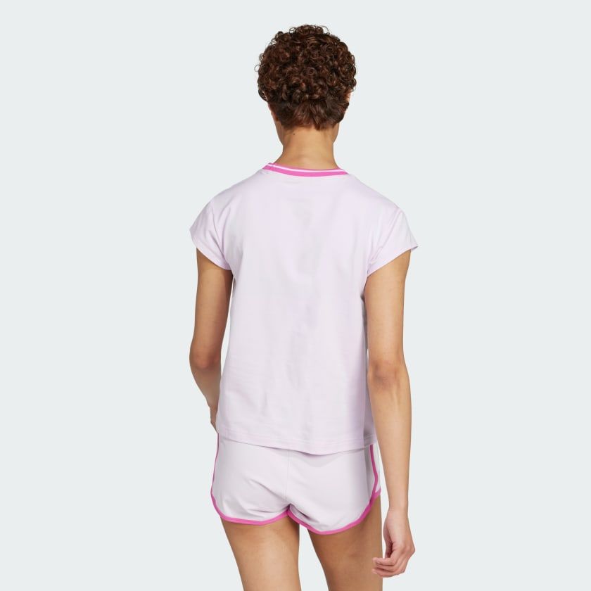  Áo Baby Tee adidas Tiro 3 sọc Nữ - JC8208 