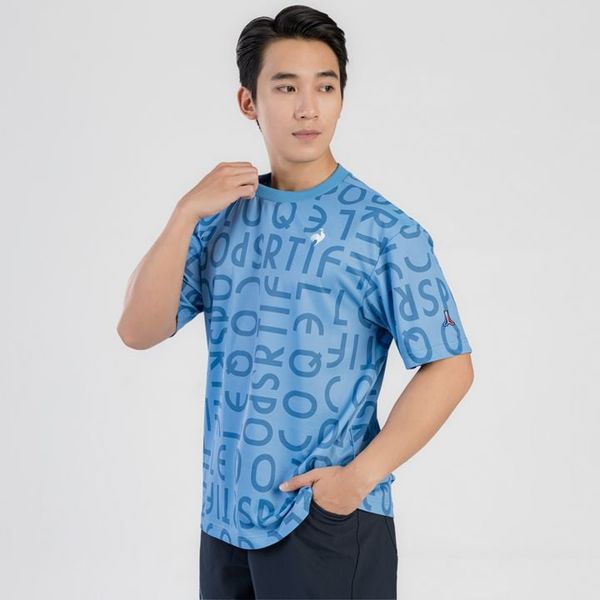  Áo T-shirt le coq sportif Nam QMMXJA02V-BL 