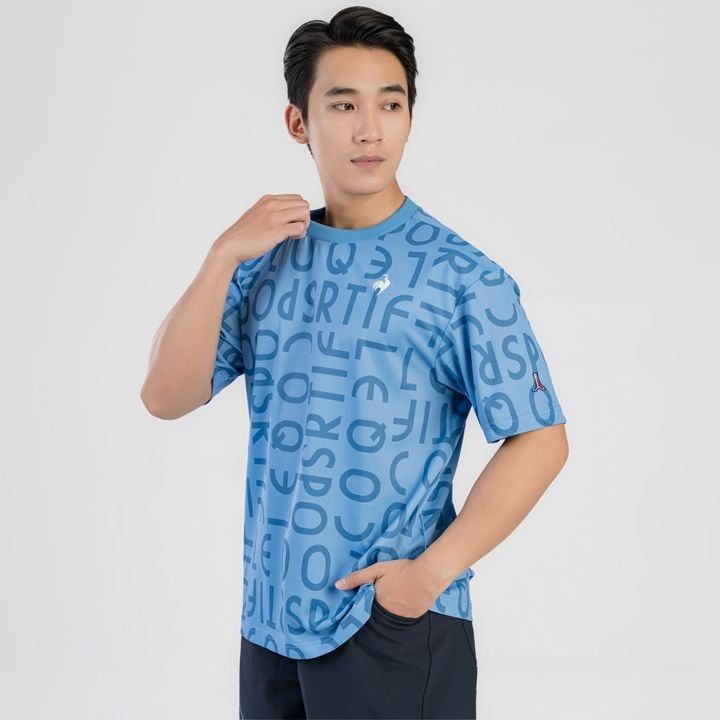  Áo T-shirt le coq sportif Nam QMMXJA02V-BL 