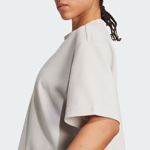  Áo T-shirt tập luyện adidas Waffle Yoga Motion Nữ - JM4476 