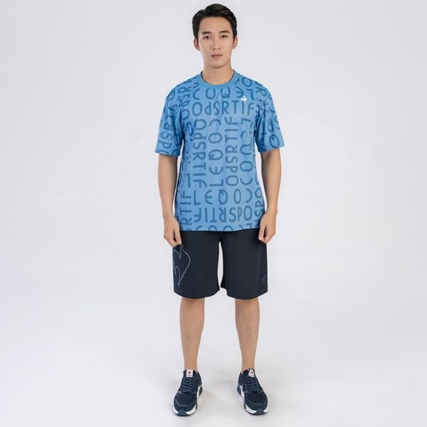  Áo T-shirt le coq sportif Nam QMMXJA02V-BL 