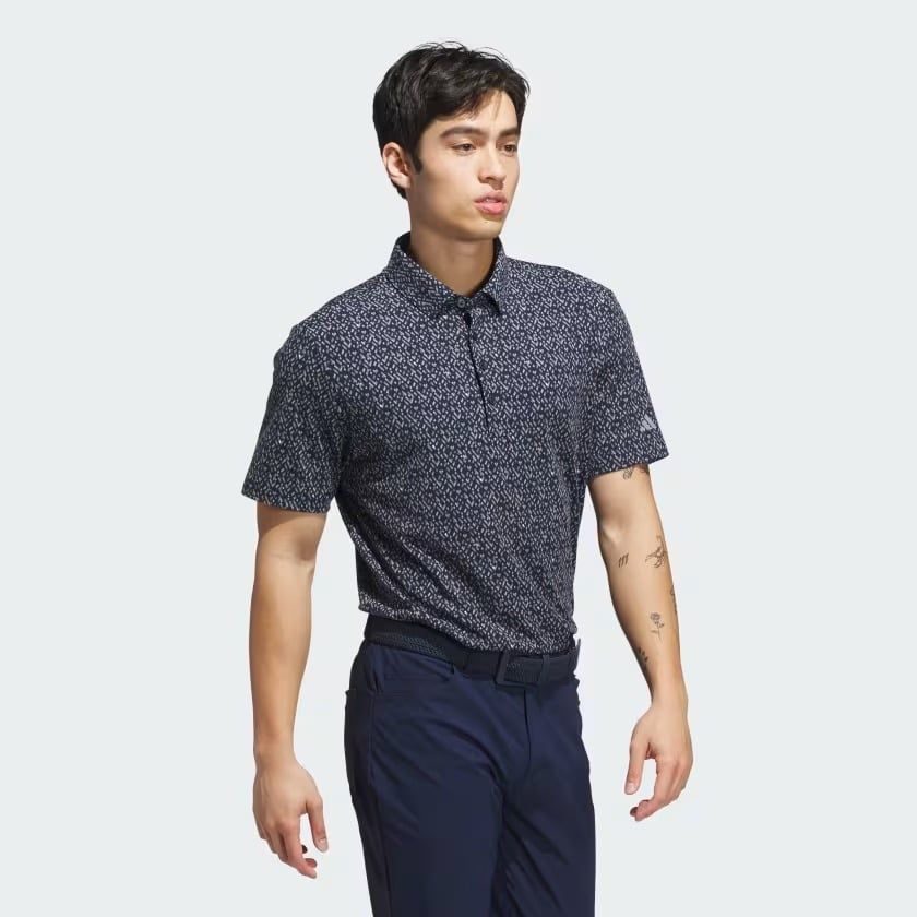  Áo Polo golf adidas Ultimate365 Micro Argyle Nam - JL5273 