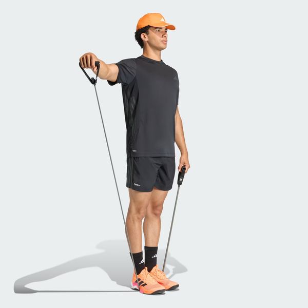  Áo T-shirt tập luyện adidas Tech Essentials 3 sọc Nam - KQ7485 