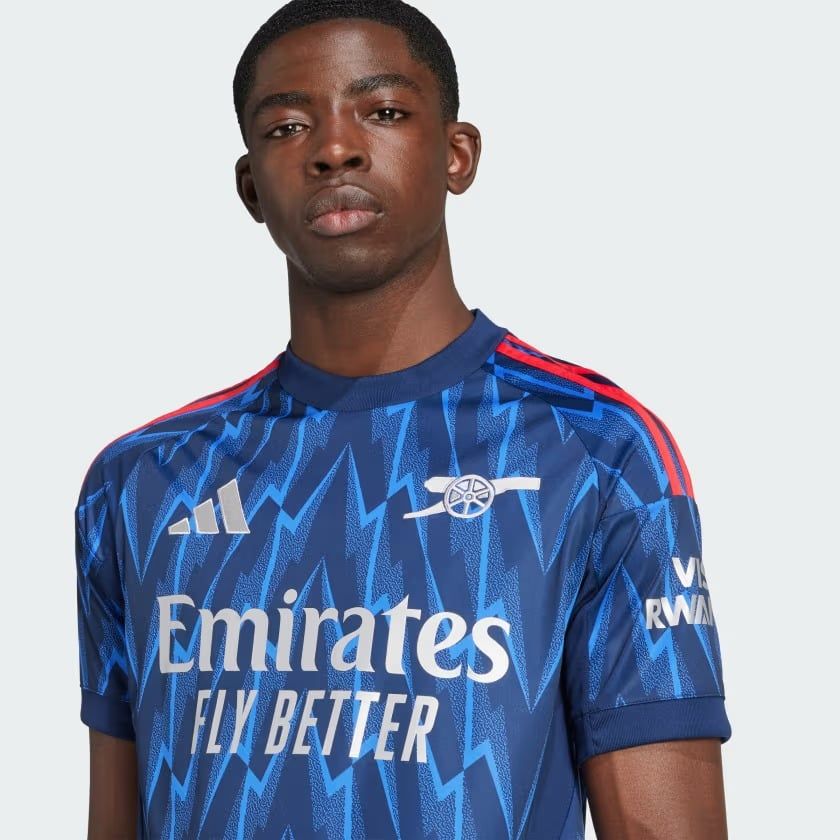  Áo jersey bóng đá adidas Sân khách Arsenal 25/26 Nam - JI9511 