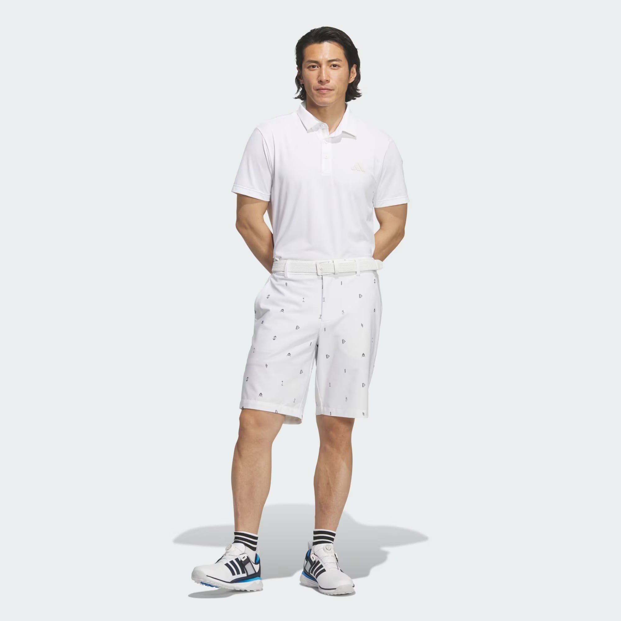  Áo Polo golf adidas Back Print Nam - JY8228 