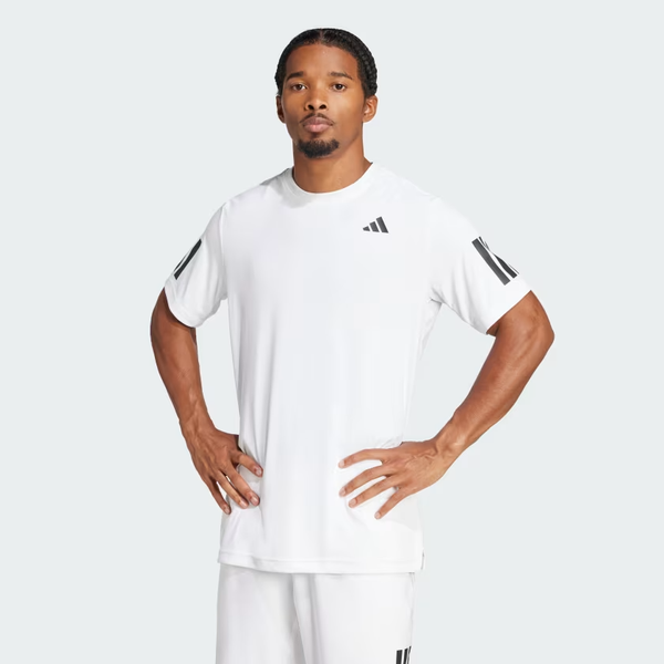  Áo T-shirt tennis/pickleball adidas Club Climacool 3 sọc Nam - JE0413 