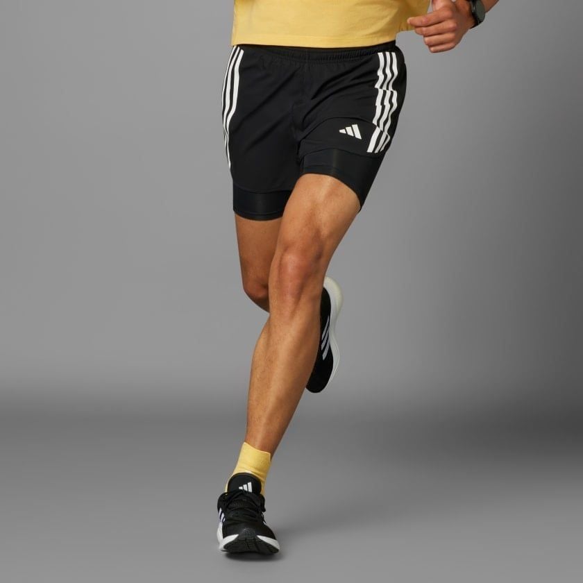  Quần short chạy bộ 2 trong 1 adidas Nam - IQ3808 