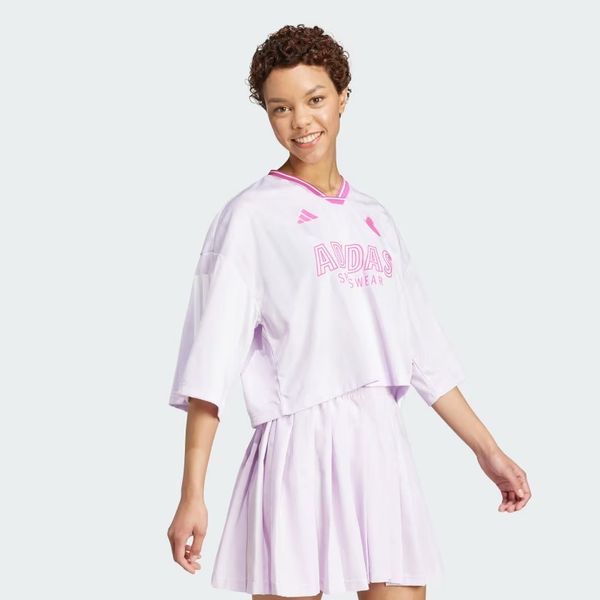  Áo jersey adidas Tiro Oversize 3 sọc Nữ - JC8209 