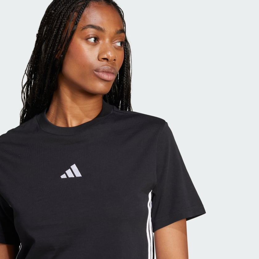  Áo T-shirt adidas Essentials 3 sọc Nữ - JD0846 