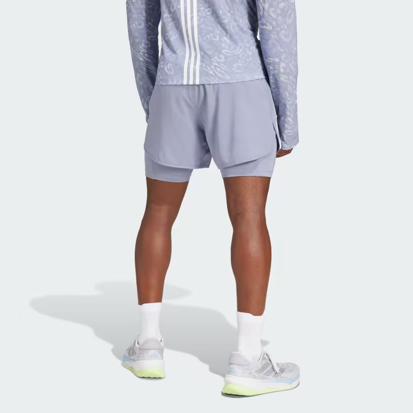  Quần short chạy bộ adidas Own the Run 3 sọc 2 trong 1 Nam - JD2321 