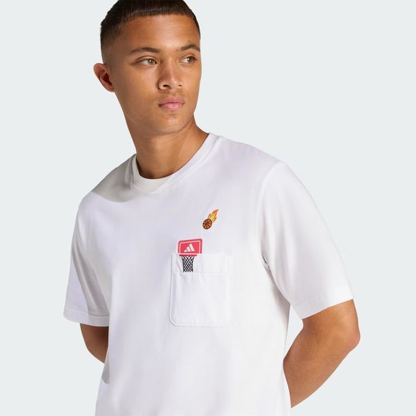  Áo T-shirt adidas Mini Basketball Nam - KB2527 
