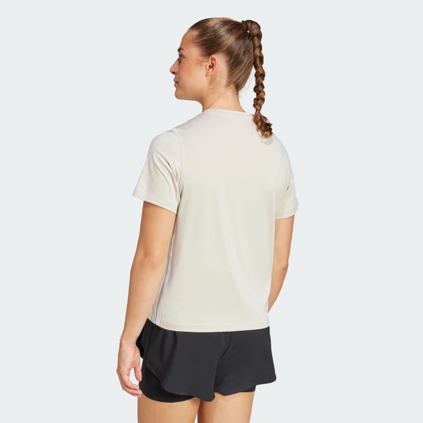  Áo T-shirt tập luyện adidas Train Essentials 3 sọc Nữ - JD6530 