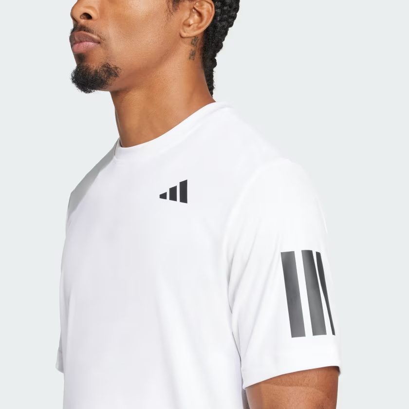  Áo T-shirt tennis/pickleball adidas Club Climacool 3 sọc Nam - JE0413 