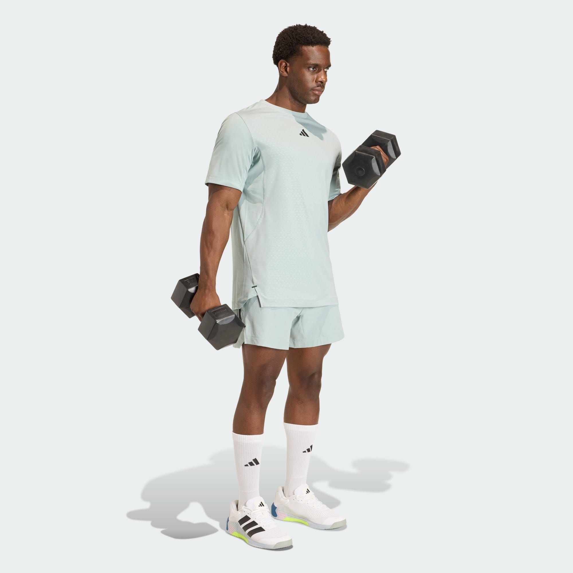 Áo T-shirt tập luyện adidas D4T Power 3 sọc Nam - KE9938 
