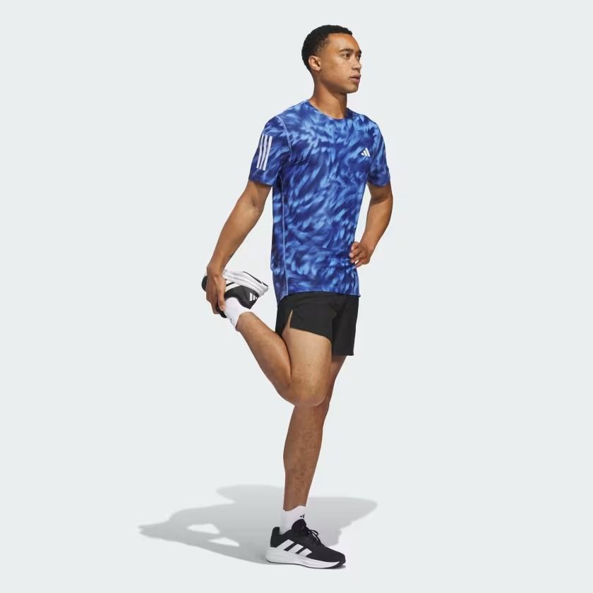  Áo T-shirt chạy bộ adidas Own the Run Allover Nam - JZ5477 