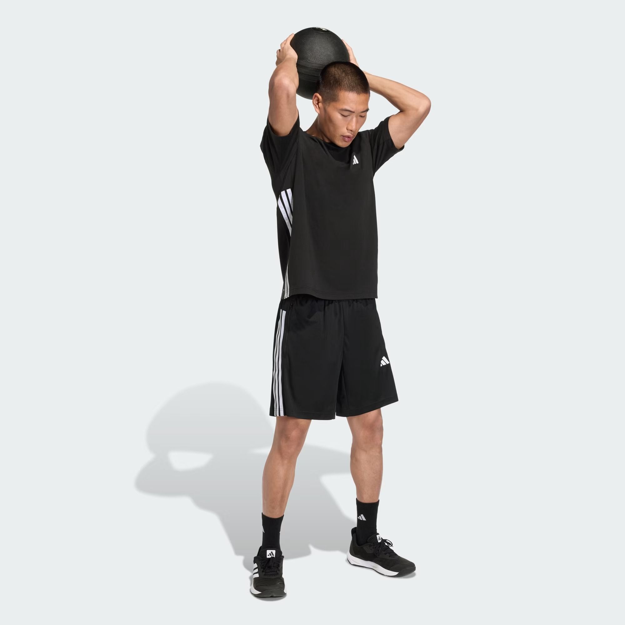  Áo T-shirt tập luyện adidas Essentials Feelready 3 gạch Nam - KA3486 