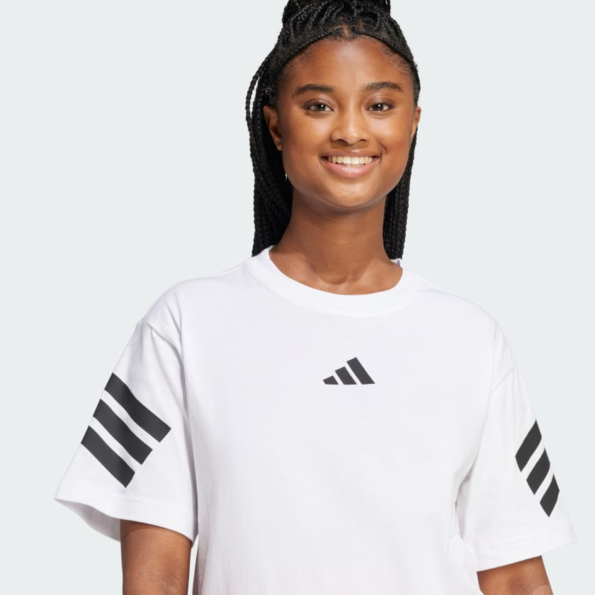  Áo T-shirt adidas Future Icons 3 sọc Nữ - JE0238 