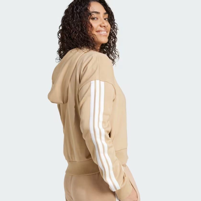  Áo hoodie adidas Essentials 3 sọc Nữ - JY3133 