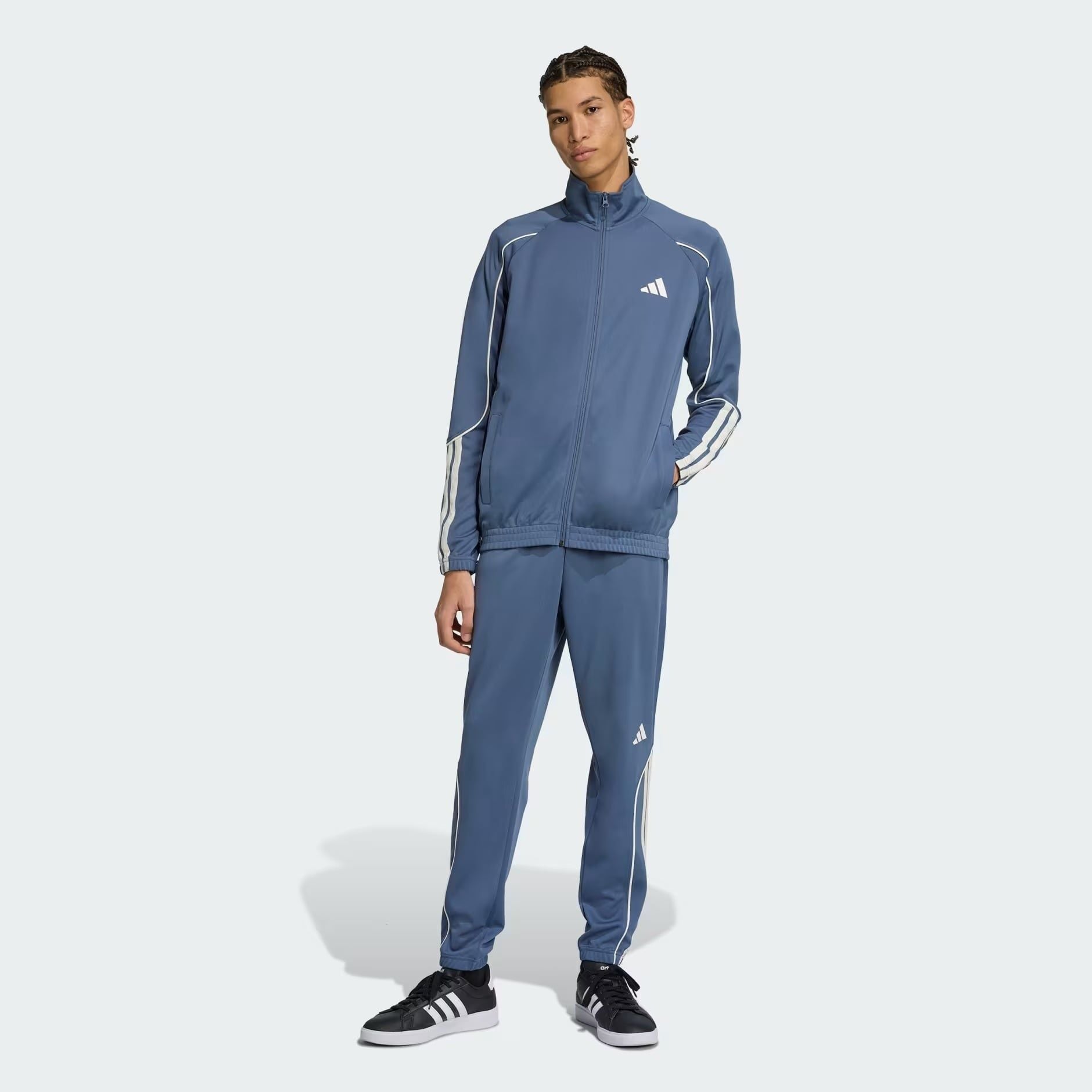  Bộ quần áo nỉ adidas Stadium 3 sọc Nam - JX5529 