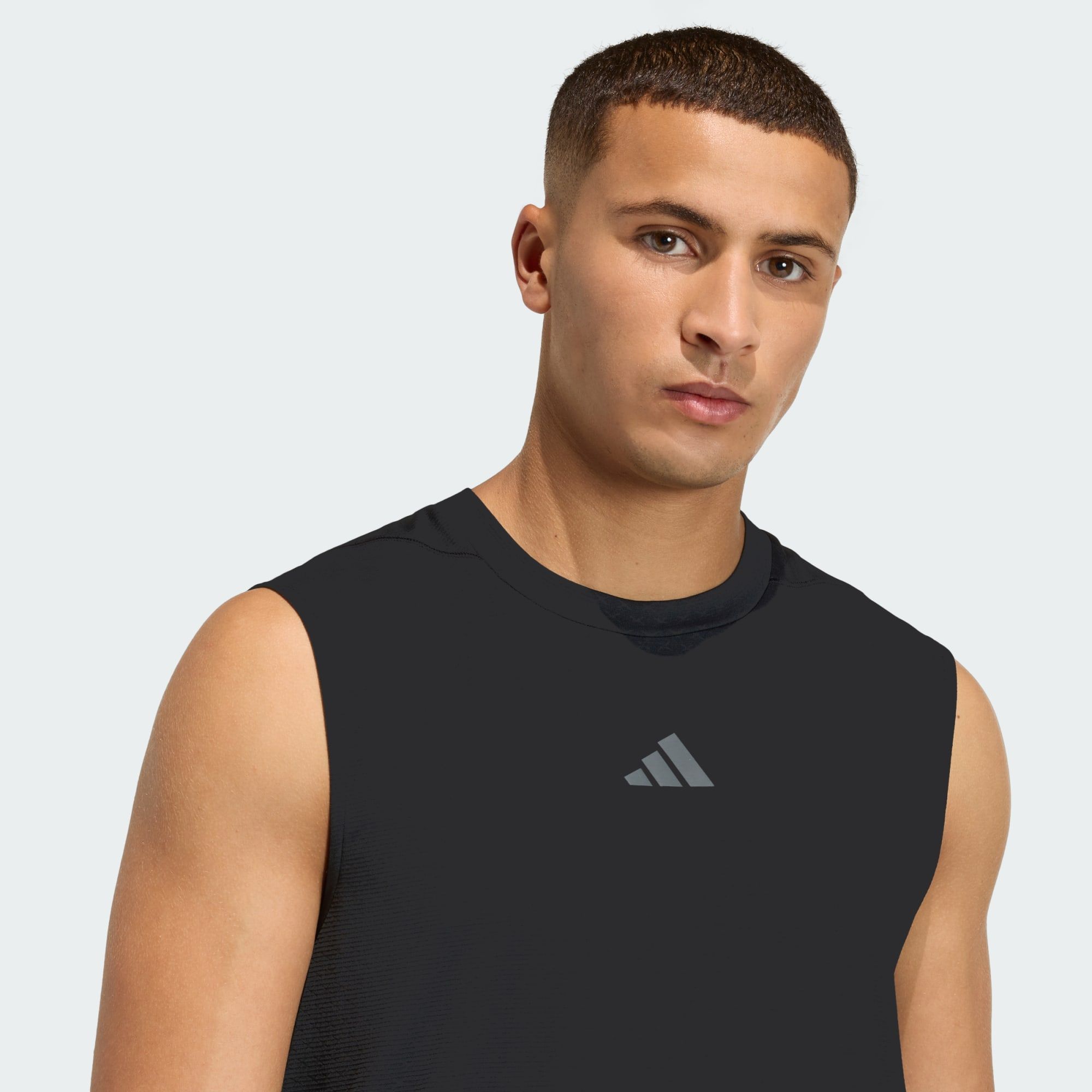  Áo Tank Top tập luyện adidas D4T Power 3 sọc Nam - KD0373 