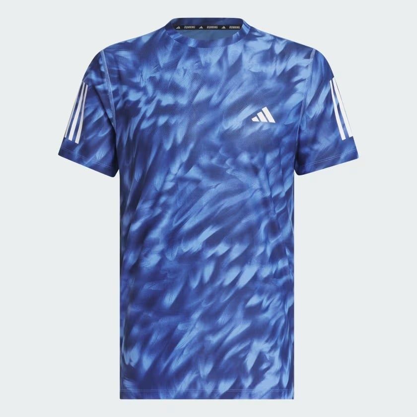  Áo T-shirt chạy bộ adidas Own the Run Allover Nam - JZ5477 